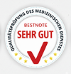 MDK-Prüfungsergebnis Sehr Gut für den Pflegedienst Pflege mit Herz.